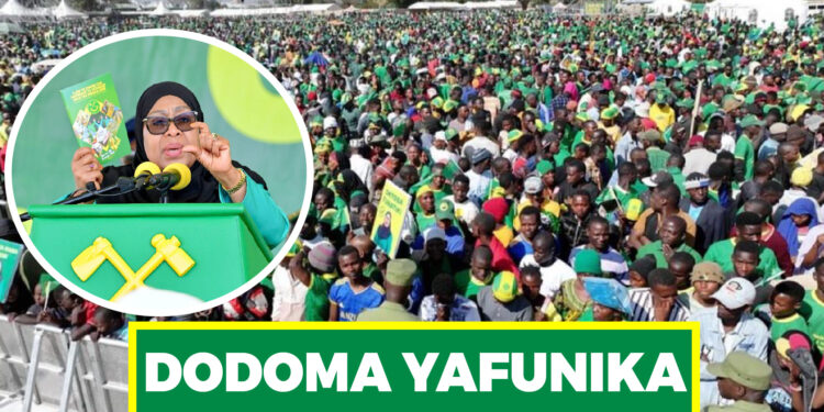 MAELFU WAJITOKEZA KUMSIKILIZA DK. SAMIA