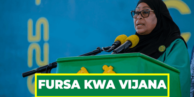 DK. SAMIA AAHIDI FURSA ZAIDI KWA VIJANA NCHINI