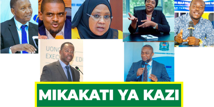 MAWAZIRI SABA NA MIKAKATI YA KAZI