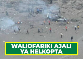 MIILI YA WALIOFARIKI AJALI YA HELKOPTA YATAMBULIWA