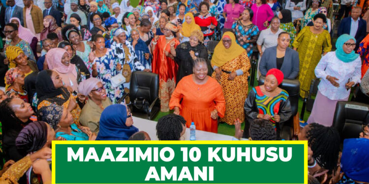 JUKWAA LA WANAWAKE LAIBUKA NA MAAZIMIO 10 KUHUSU AMANI