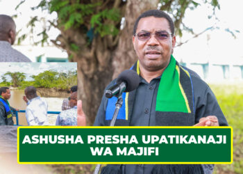 DK. MWIGULU ASHUSHA PRESHA UPATIKANAJI WA MAJI SAFI