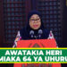 RAIS DK. SAMIA AWATAKIA HERI WATANZANIA MIAKA 64 YA UHURU