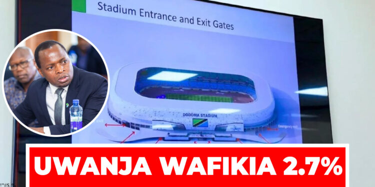 UWANJA WA SOKA DODOMA WAFIKIA 2.7%