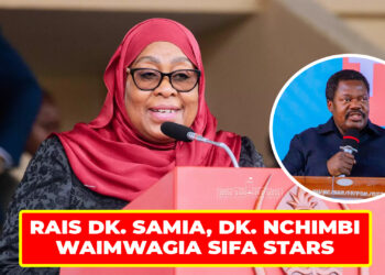 RAIS DK. SAMIA, DK. NCHIMBI WAIMWAGIA SIFA STARS