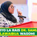 ONYO LA RAIS DK. SAMIA LAWAIBUA WASOMI