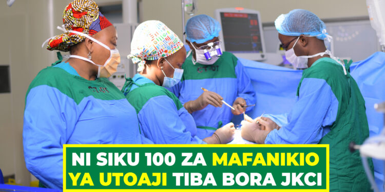 NI SIKU 100 ZA MAFANIKIO YA UTOAJI TIBA BORA JKCI