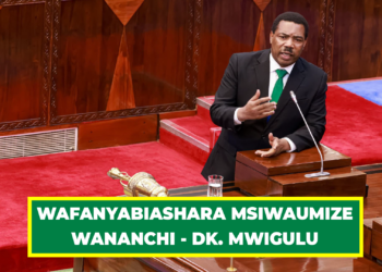 WAFANYABIASHARA MSIWAUMIZE WANANCHI-DK. MWIGULU