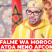 MFALME WA MOROCCO ATOA NENO AFCON