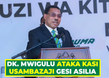 DK. MWIGULU ATAKA KASI USAMBAZAJI GESI ASILIA