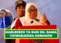 MAELEKEZO YA RAIS DK. SAMIA YATEKELEZWA KARIAKOO
