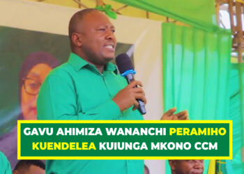 GAVU AHIMIZA WANANCHI PERAMIHO KUENDELEA KUIUNGA MKONO CCM