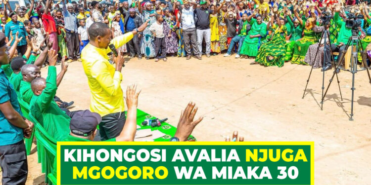 KIHONGOSI AVALIA NJUGA MGOGORO WA MIAKA 30