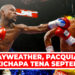 MAYWEATHER, PACQUIAO, KUZICHAPA TENA SEPTEMBA