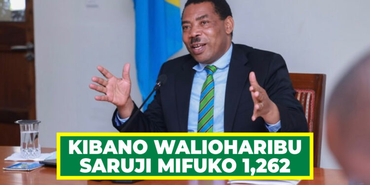 KIBANO WALIOHARIBU SARUJI MIFUKO 1,262