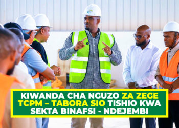 KIWANDA CHA NGUZO ZA ZEGE TCPM – TABORA SIO TISHIO KWA SEKTA BINAFSI – NDEJEMBI