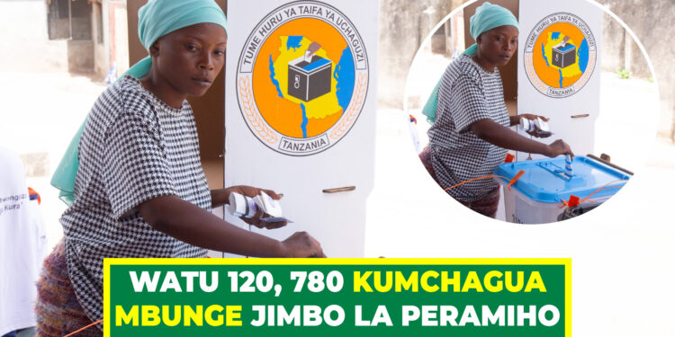 WATU 120, 780 KUMCHAGUA MBUNGE JIMBO LA PERAMIHO
