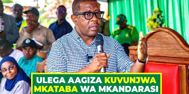 ULEGA AAGIZA KUVUNJWA MKATABA WA MKANDARASI