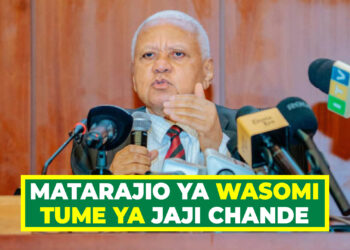 MATARAJIO YA WASOMI TUME YA JAJI CHANDE