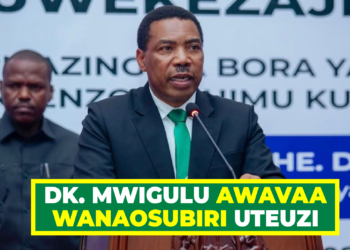 DK. MWIGULU AWAVAA WANAOSUBIRI UTEUZI
