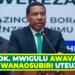 DK. MWIGULU AWAVAA WANAOSUBIRI UTEUZI
