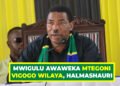 MWIGULU AWAWEKA MTEGONI VIGOGO WILAYA, HALMASHAURI