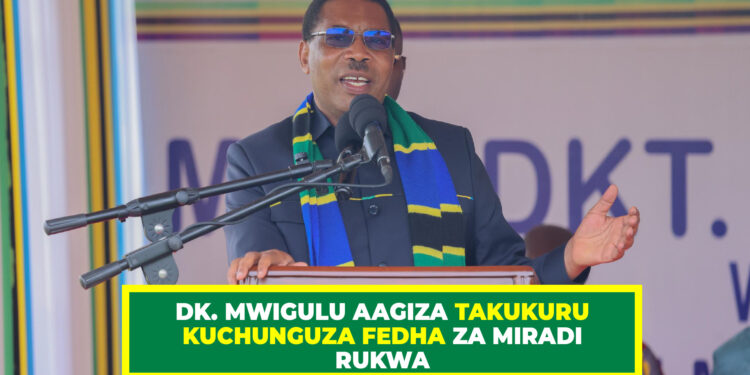 DK. MWIGULU AAGIZA TAKUKURU KUCHUNGUZA FEDHA ZA MIRADI RUKWA