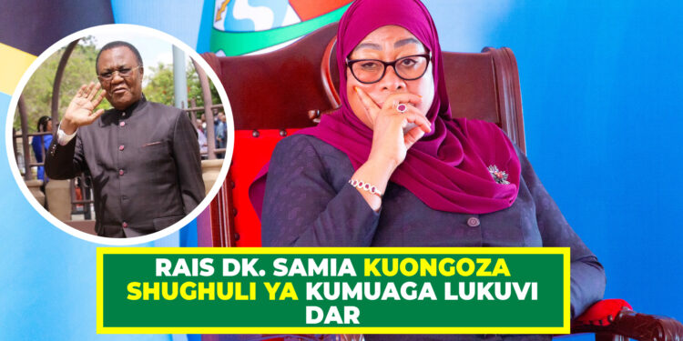 RAIS DK. SAMIA KUONGOZA SHUGHULI YA KUMUAGA LUKUVI DAR