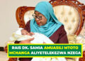 RAIS DK. SAMIA AMUASILI MTOTO MCHANGA ALIYETELEKEZWA NZEGA