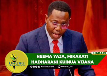 NEEMA YAJA, MIKAKATI HADHARANI KUINUA VIJANA