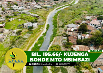 BIL. 195.66/- KUJENGA BONDE MTO MSIMBAZI