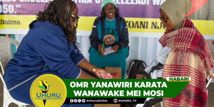 OMR YANAWIRI KARATA WANAWAKE MEI MOSI