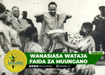 WANASIASA WATAJA FAIDA ZA MUUNGANO