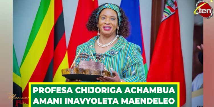 PROFESA CHIJORIGA ACHAMBUA AMANI INAVYOLETA MAENDELEO
