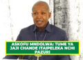 ASKOFU MNDOLWA: TUME YA JAJI CHANDE ITAIPELEKA NCHI PAZURI