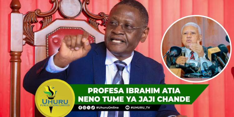 PROFESA IBRAHIM ATIA NENO TUME YA JAJI CHANDE