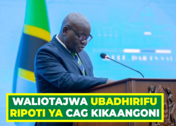 WALIOTAJWA UBADHIRIFU RIPOTI YA CAG KIKAANGONI