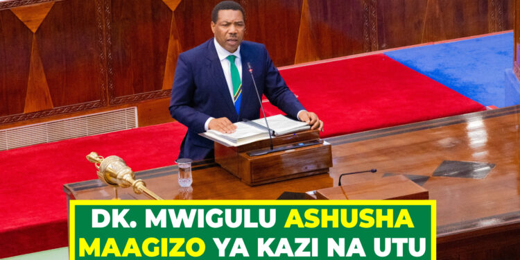 DK. MWIGULU ASHUSHA MAAGIZO YA KAZI NA UTU