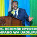 DK. NCHIMBI: NYERERE MFANO WA UADILIFU