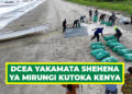 DCEA YAKAMATA SHEHENA YA MIRUNGI KUTOKA KENYA, YAKAMATA BOTI BAGAMOYO