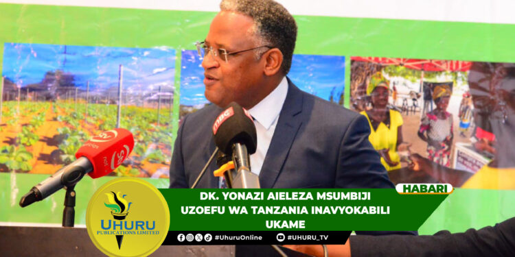 DK. YONAZI AIELEZA MSUMBIJI UZOEFU WA TANZANIA INAVYOKABILI UKAME