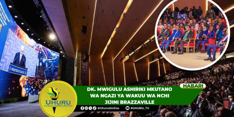 DK. MWIGULU ASHIRIKI MKUTANO WA NGAZI YA WAKUU WA NCHI JIJINI BRAZZAVILLE