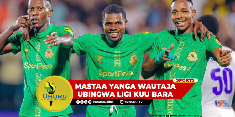 MASTAA YANGA WAUTAJA UBINGWA LIGI KUU BARA