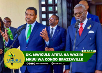 DK. MWIGULU ATETA NA WAZIRI MKUU WA CONGO BRAZZAVILLE