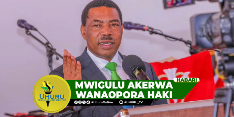 MWIGULU AKERWA WANAOPORA HAKI