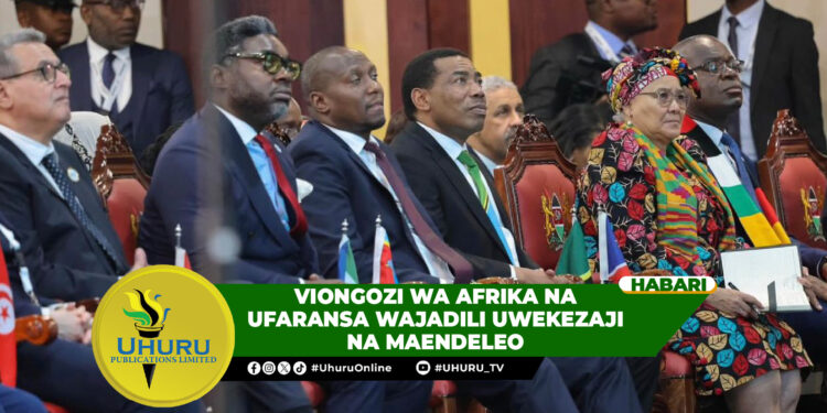 VIONGOZI WA AFRIKA NA UFARANSA WAJADILI UWEKEZAJI NA MAENDELEO