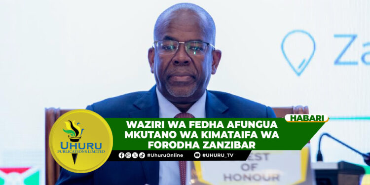 WAZIRI WA FEDHA AFUNGUA MKUTANO WA KIMATAIFA WA FORODHA ZANZIBAR
