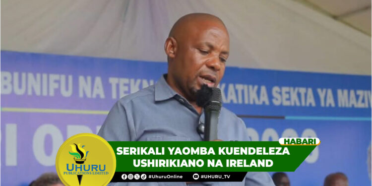 SERIKALI YAOMBA KUENDELEZA USHIRIKIANO NA IRELAND KUPITIA AWAMU YA PILI YA MRADI WA MAZIWA FAIDA