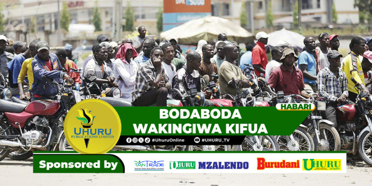 BODABODA WAKINGIWA KIFUA