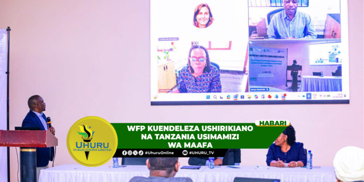 WFP KUENDELEZA USHIRIKIANO NA TANZANIA USIMAMIZI WA MAAFA